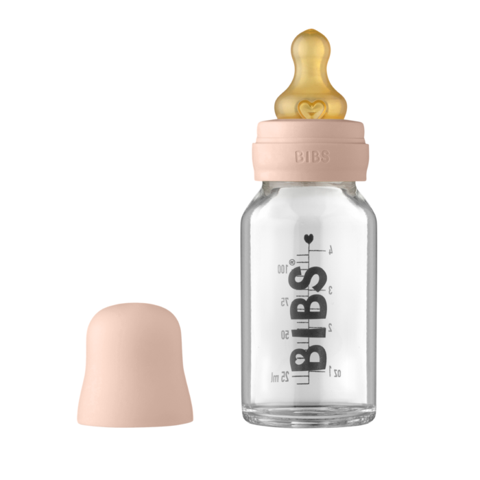 BIBS klaasist lutipudel Blush