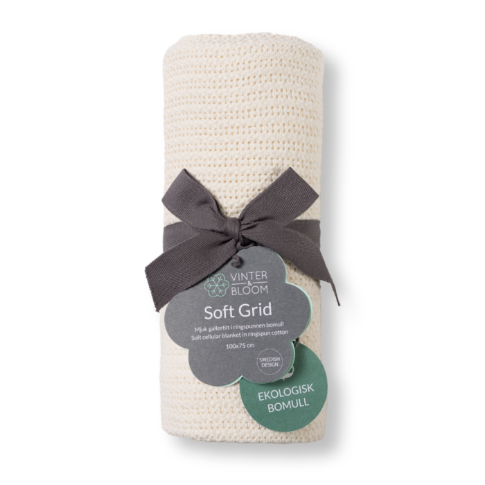 Vinter & Bloom Soft Grid tekk White - Image 3