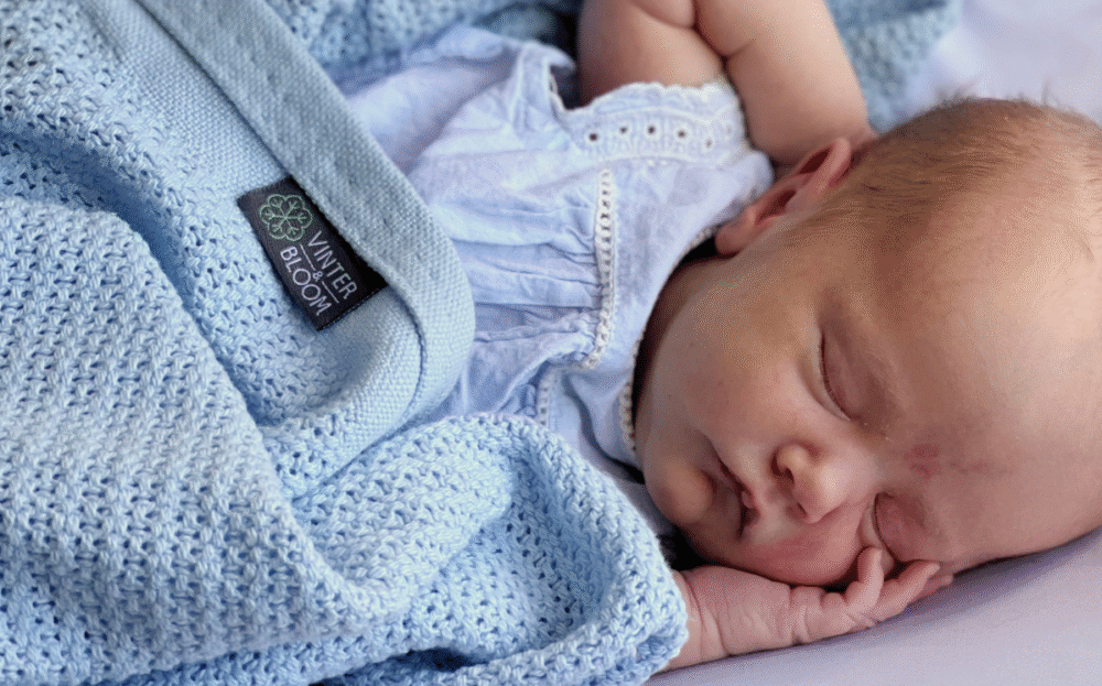 Vinter & Bloom Soft Grid tekk True Blue - Image 3