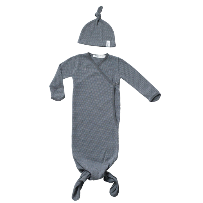 Snoozebaby mütsiga tudukombe komplekt Storm Grey