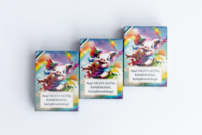 Assa! MUSTA NOTSU KAARDIMÄNG komplimentidega - Image 4