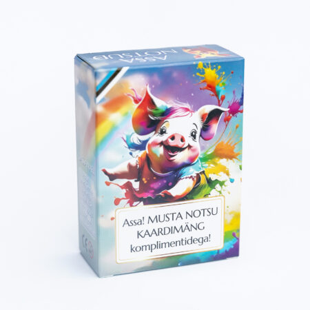 Assa! MUSTA NOTSU KAARDIMÄNG komplimentidega