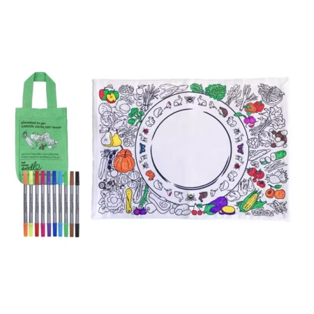 Eatsleepdoodle värvimismatt värviline aed