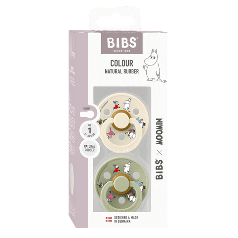 BIBS x Muumi kirsikujulised lutid - Friends Ivory Mix 0-6 kuud - Pilt 3