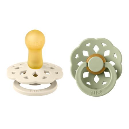 BIBS Boheme kirsikujulised lutid - Ivory / Sage 6-18 kuud
